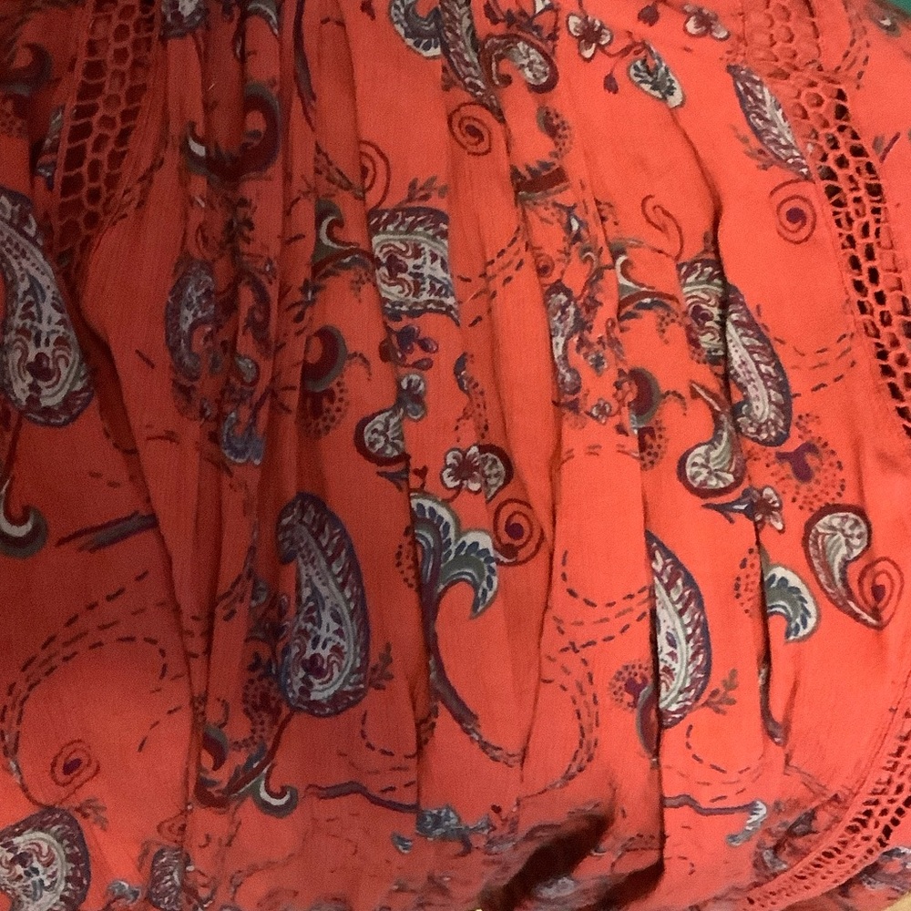 Free people just the two of us tunic. Open weave trim. Mini dress or tunic. Xl - Picture 12 of 12